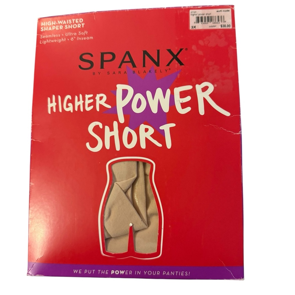 SPANX Higher Power Short in Soft Nude